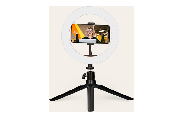 KIT ARO LUZ LED CON TRIPODPARA SMARTPHON